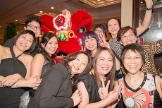 Photos of Lion Dance, God of Wealth to celebrate Chinese New Year